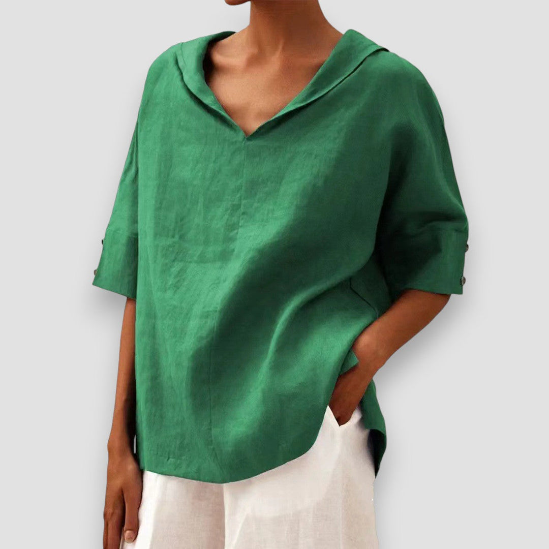 Elda – Camicia scollo a V