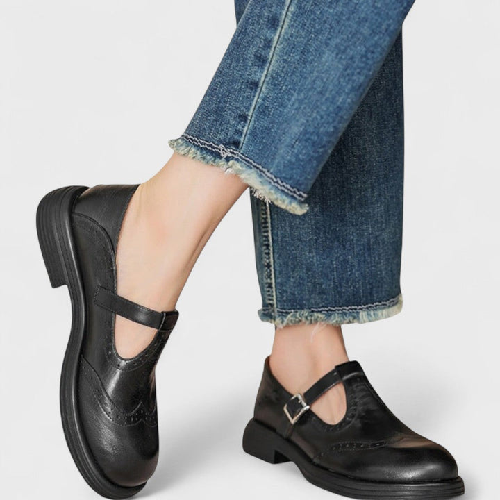 Elisa – Eleganza e comfort tacco in pelle