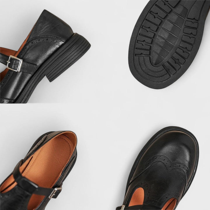 Elisa – Eleganza e comfort tacco in pelle