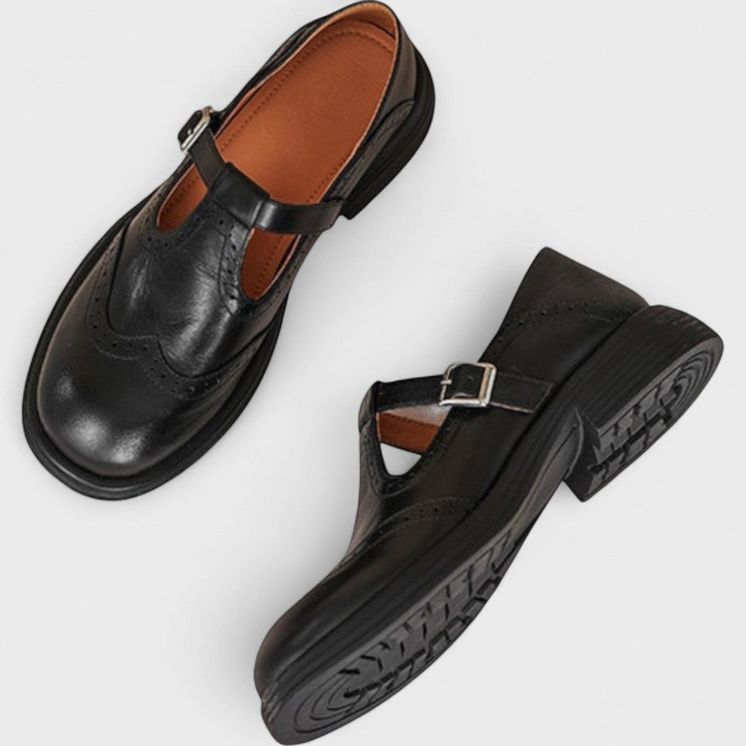 Elisa – Eleganza e comfort tacco in pelle