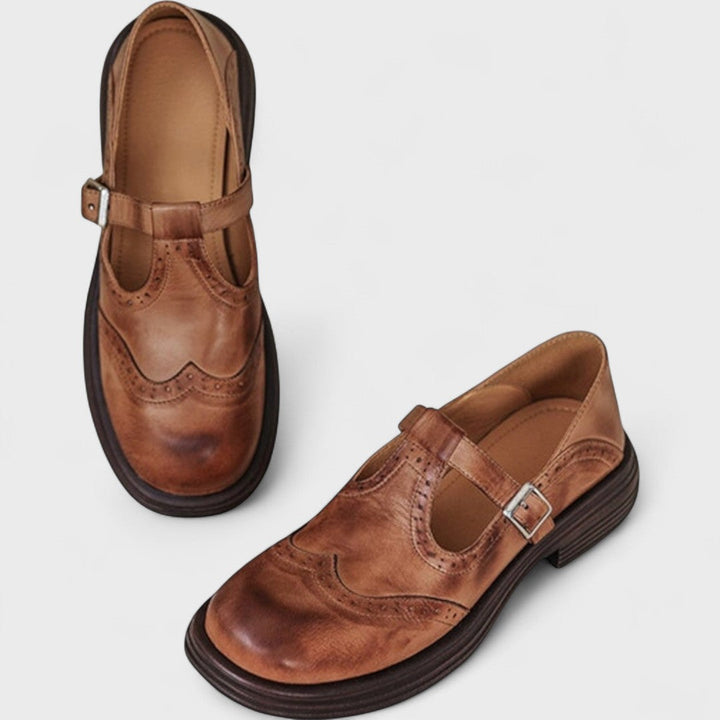 Elisa – Eleganza e comfort tacco in pelle