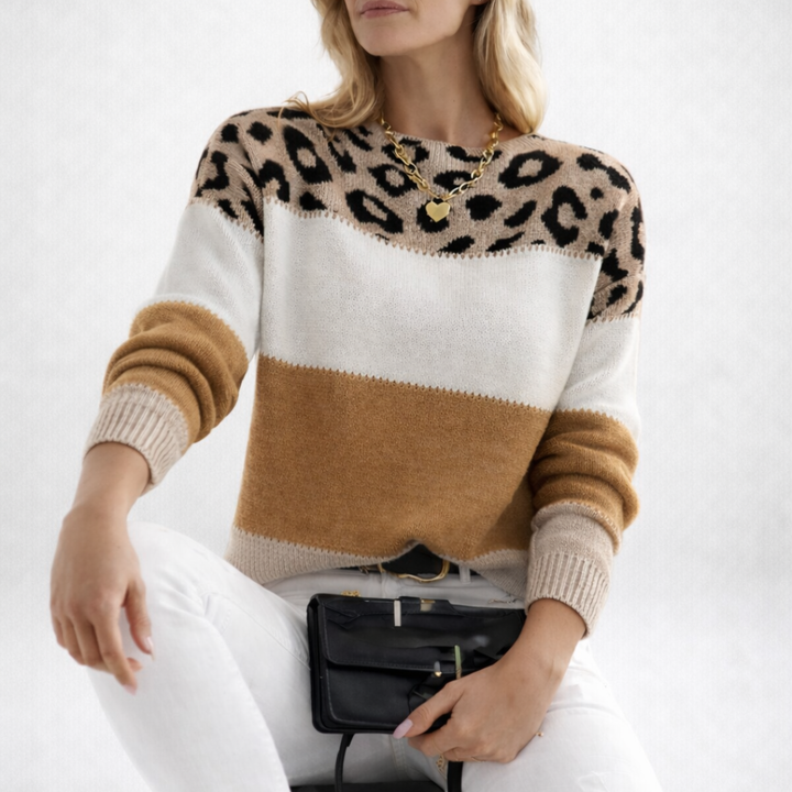 Emma – Maglione leopardato eleganza